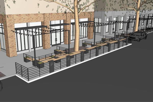 Parklet planned for the 1800 block of L Street in Midtown Sacramento