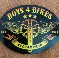 Boys 4 Bikes Sacramento - bike gear with wings.